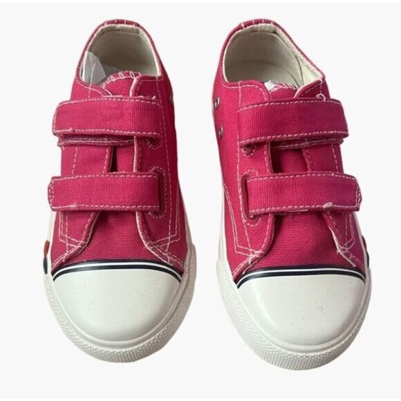 Pro-Keds Royal HL Sneakers Fuschia Size 8 Little Girls Velcro Closure Rubber Sol - Picture 1 of 9